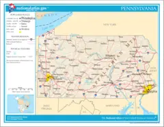 Map of Pennsylvania Na 1