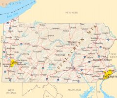 Pennsylvania Reference Map