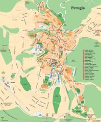 Perugia City Map