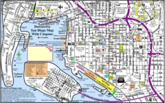 San Diego Downtown Transport Map