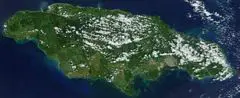 Satellite Image of Jamaica