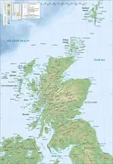 Scotland Topographic Map 3
