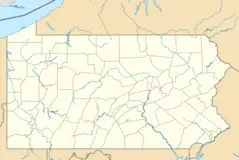 Usa Pennsylvania Location Map