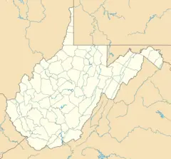 Usa West Virginia Location Map