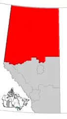 Alberta Northern Map