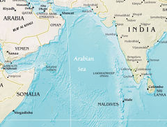 Arabian Sea - Geographic Facts & Maps - MapSof.net