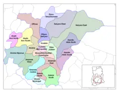 Ashanti Districts