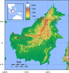 Borneo Topography 2