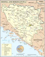 Bosnia And Hercegovina Map