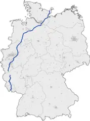 Bundesautobahn 1 Map