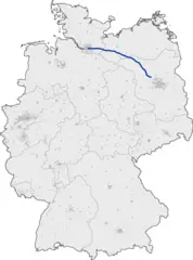 Bundesautobahn 24 Map
