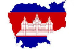 Cambodia Mapflag