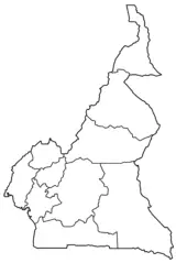 Cameroon Provinces Blank