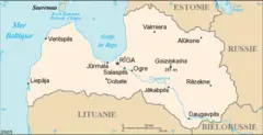 Carte De Lettonie