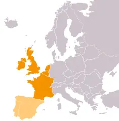 Cia Western Europe Map2