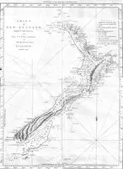 Cook Chart of New Zealand
