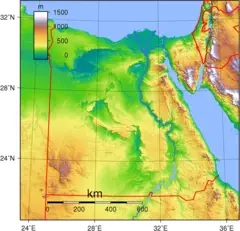 Egypt Topography