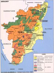 Geologic Map of Tamil Nadu