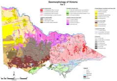 Geomorphological Map of Victoria