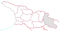 Georgia Kakheti Map