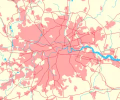 Greater London Outline Map