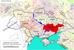 Gubernia De Ekaterinoslav  Imperio Ruso