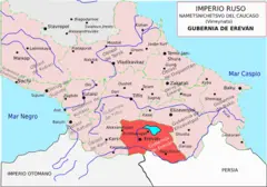 Gubernias Del Caucaso  Gubernia De Erevan  Imperio Ruso