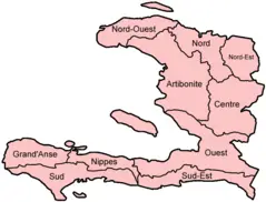 Haiti Departments Named