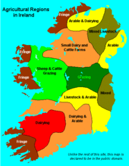 Ireland Maps Island Agriculture