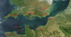 Kanal La Manche S Popisem