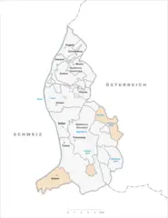 Karte Gemeinde Balzers 2007