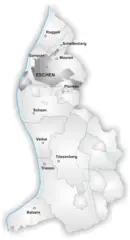 Karte Gemeinde Eschen