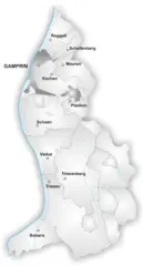 Karte Gemeinde Gamprin