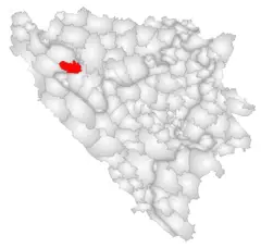 Kljuc Municipality Location
