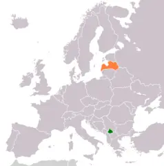 Kosovo Latvia Locator 1