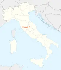 Location Map of Perugia