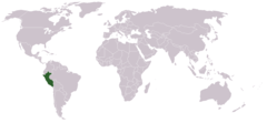 Locationperu(world)