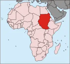 Locationsudan Africa