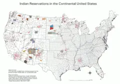 Map Indian Reservations Usa