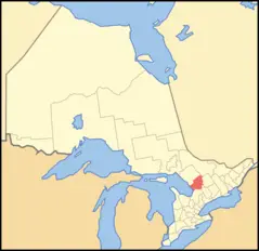 Map of Ontario Muskoka