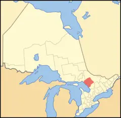 Map of Ontario Parry Sound