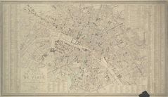 Map of Paris 1843 Pari000126