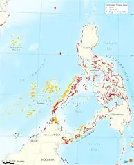 Map of Rrsea Philippines