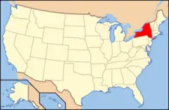 Map of Usa Ny
