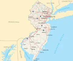 New Jersey Reference Map