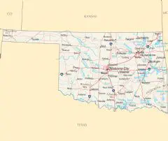 Oklahoma Reference Map