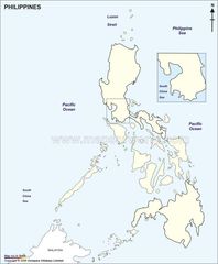 Phillippines Outline Map