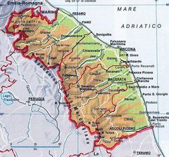 Provinces Map of Ancona - MapSof.net