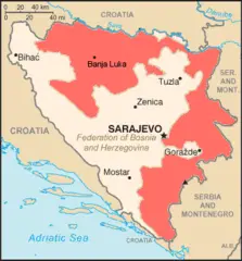 Republika Srpska Map