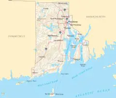Rhode Island Reference Map